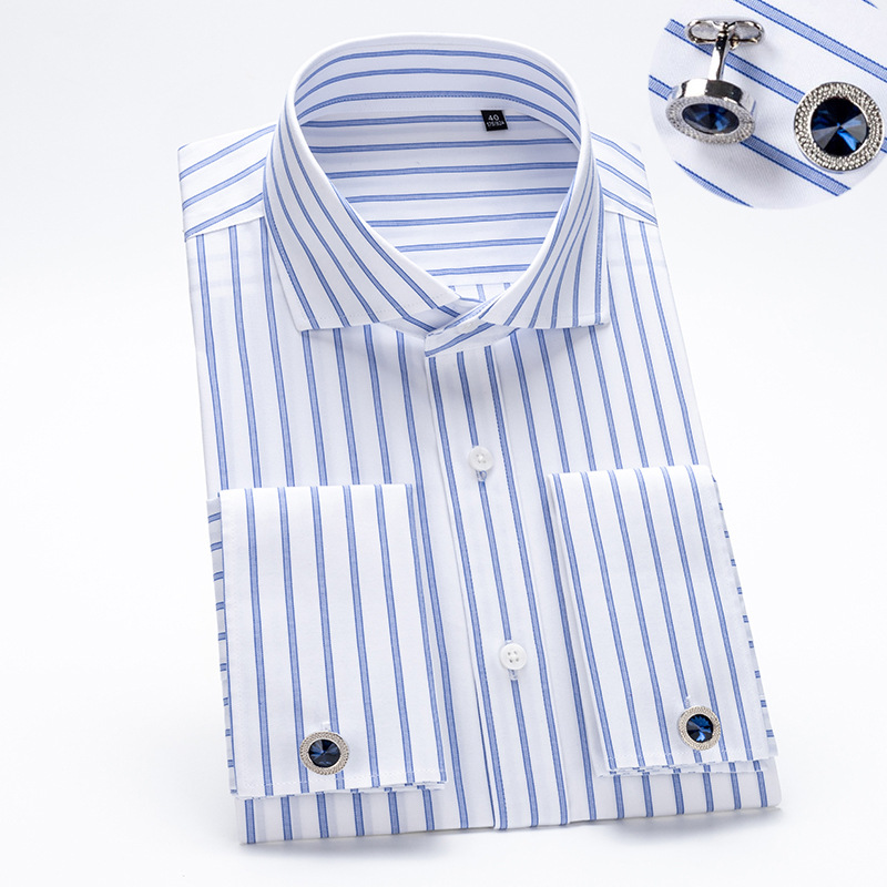 Dress Shirt French Cuff - Sang Trọng Windsor Cổ Áo Nam