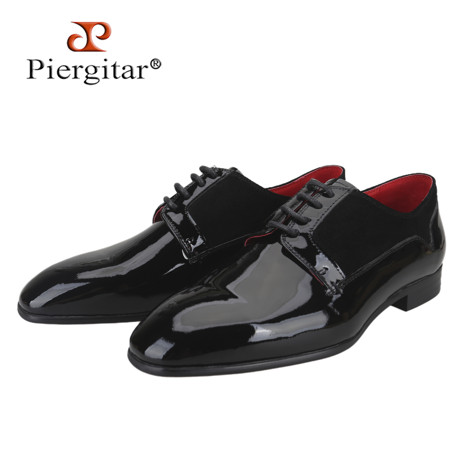 Men'S Luxury Formal Wear Brands - Piergitar Italian Luxury Brand Black Patent