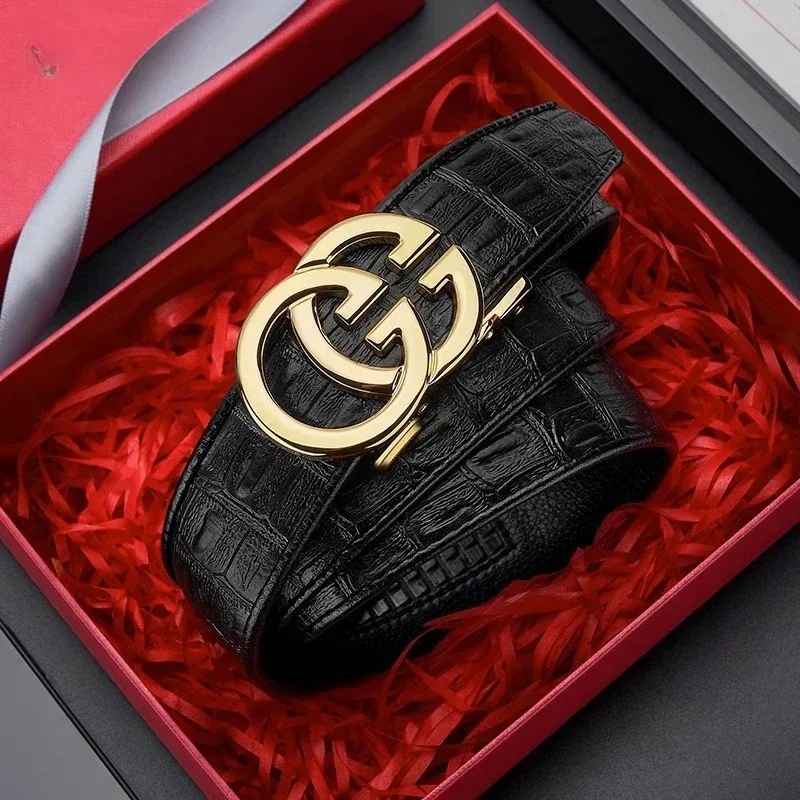 Men'S Luxury Formal Wear Brands - Men's High-Quality Belt with Metal Alloy