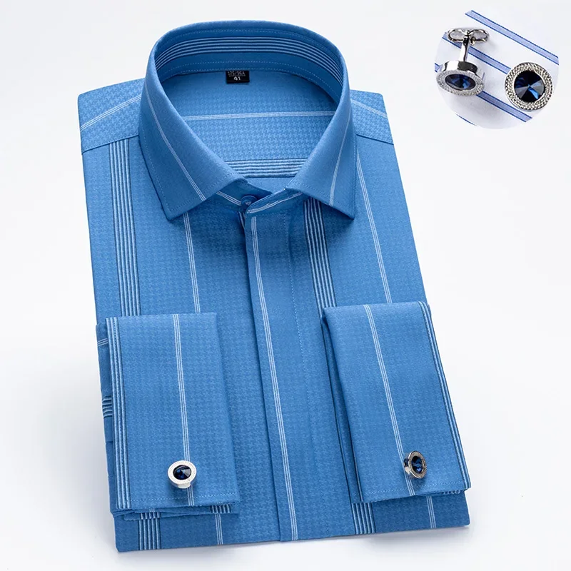 Men's Windsor Collar  Luxury B - đánh giá và giá Dress Shirt French Cuff