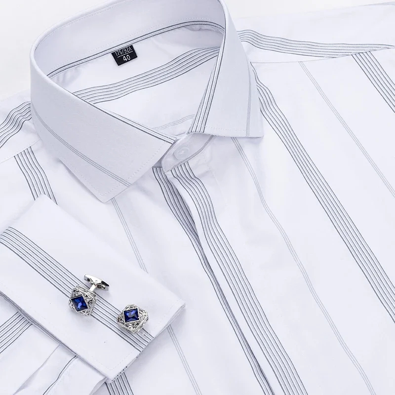 Men's Windsor Collar  Luxury B - đánh giá và giá Dress Shirt French Cuff