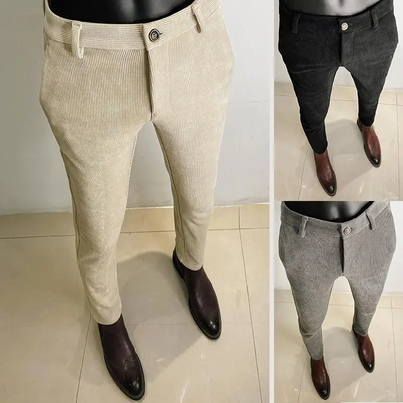 Autumn Winter Thickened Woolen - đánh giá và giá Men Formal Wear Shop