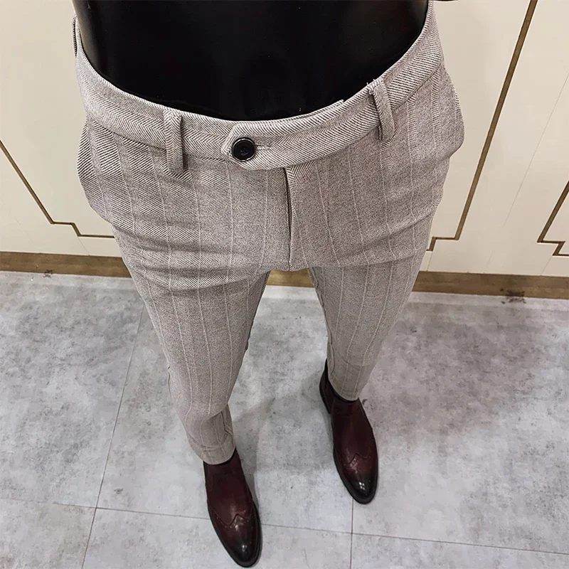 Autumn Winter Thickened Woolen - đánh giá và giá Men Formal Wear Shop