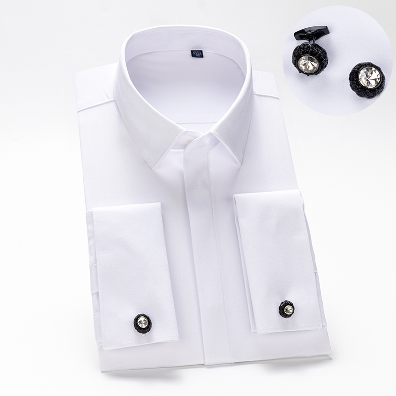 Men's French Cufflinks Shirt,  - đánh giá và giá Dress Shirt French Cuff