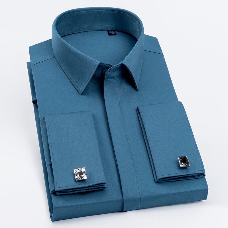 Men's French Cufflinks Shirt,  - đánh giá và giá Dress Shirt French Cuff