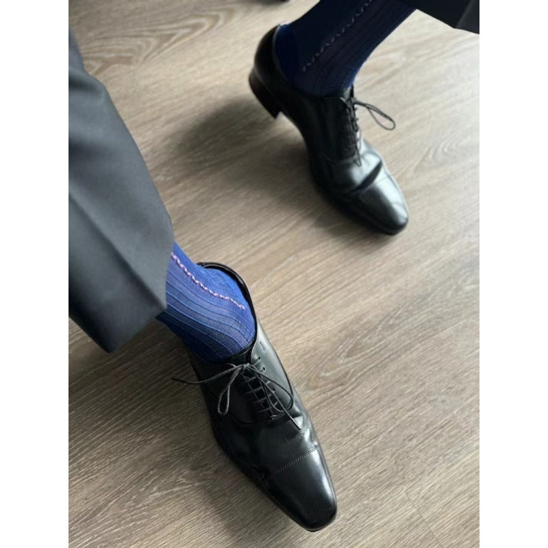 Male Dress Socks Blue Black Fo - đánh giá và giá Men Formal Party Wear Dress