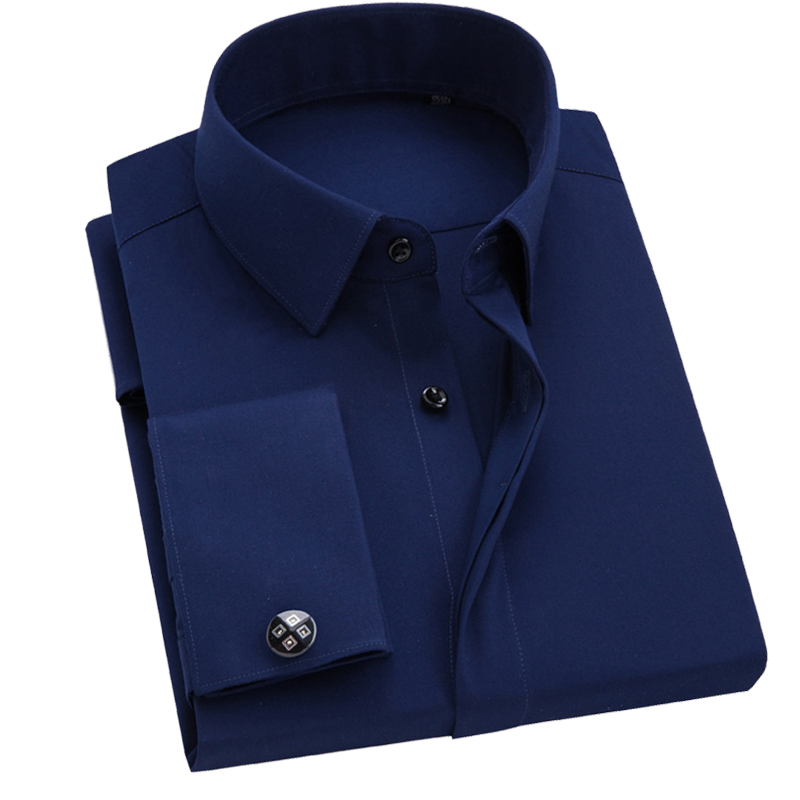 Men's French Cufflink Shirt Ba - đánh giá và giá Dress Shirt French Cuff