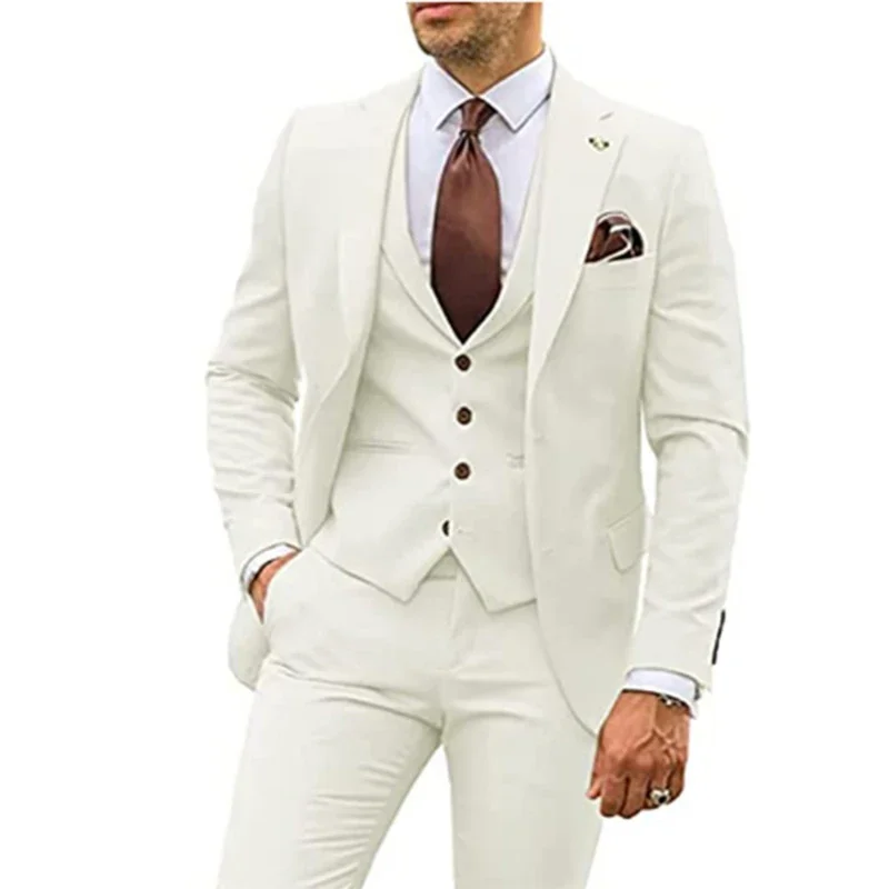 Men's Suit for Wedding 3 Piece - đánh giá và giá Men Formal Party Wear Dress