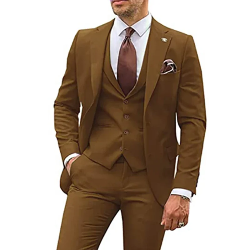 Men's Suit for Wedding 3 Piece - đánh giá và giá Men Formal Party Wear Dress